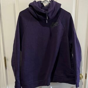 Nike Purple Hoodie with a higher neck